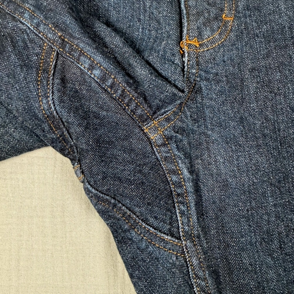 Duluth Trading Co Flex Ballroom Jeans Mens 46x30 Dark Wash Blue Stretch Denim - Picture 8 of 8